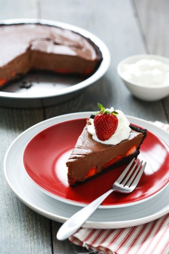 Chocolate and Strawberry Pie Recipe