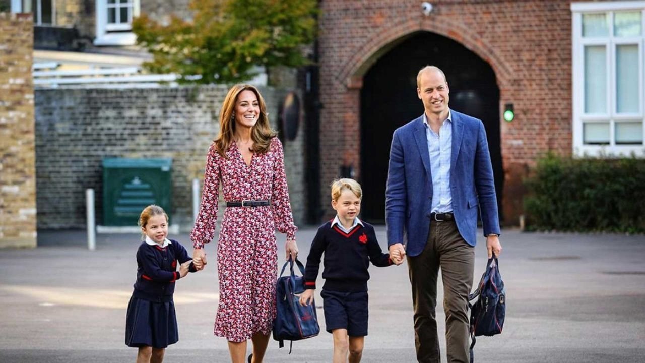 Princess Charlotte's first day of school