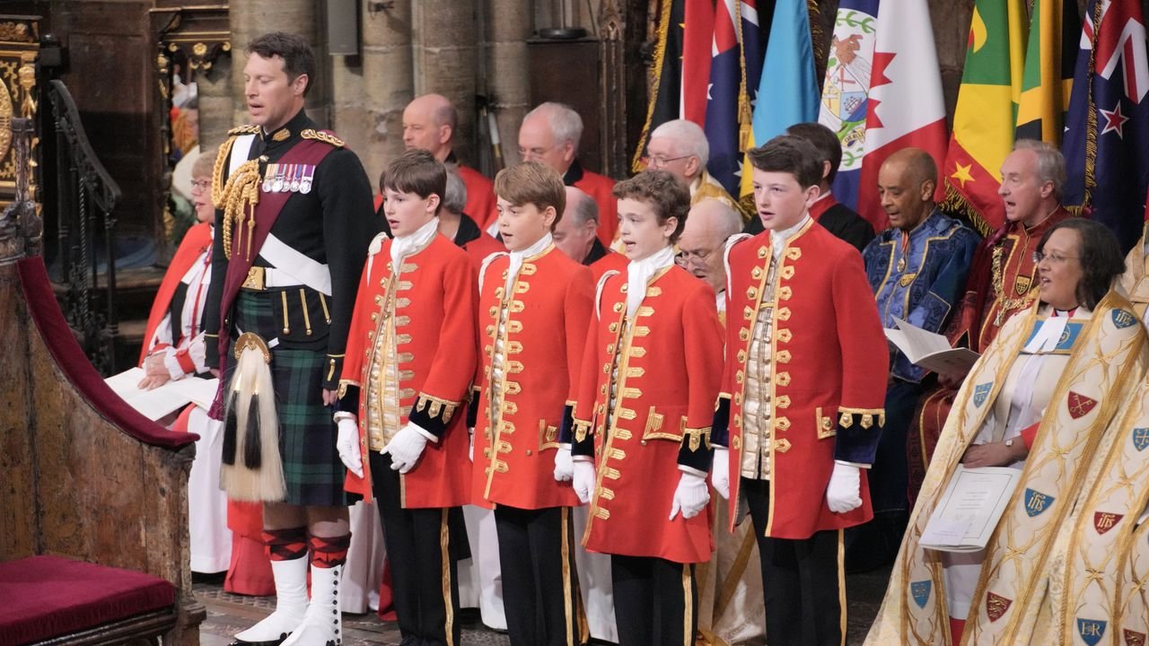 Who were the Coronation Pages of Honour? Prince George joined Queen Camilla’s three grandsons in ceremonial role