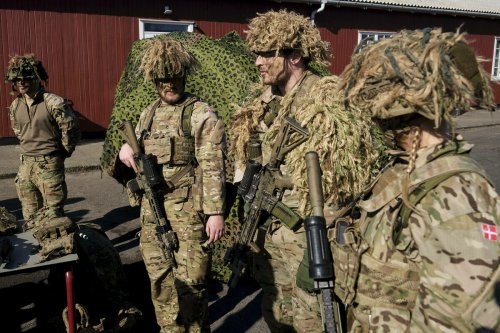 Dänemarks Infanterie kommt nach Bornholm