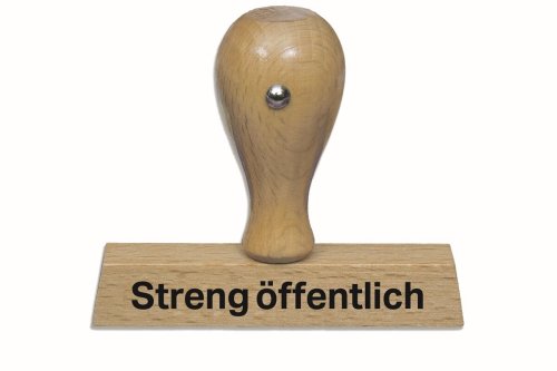 Streng öffentlich