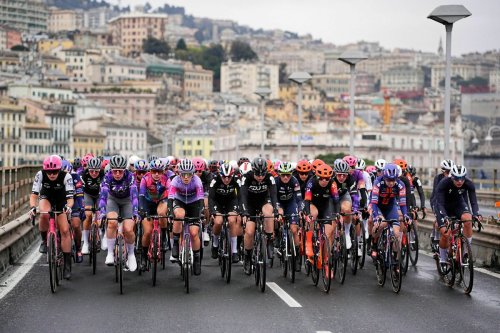 Singende Siegerin in San Remo