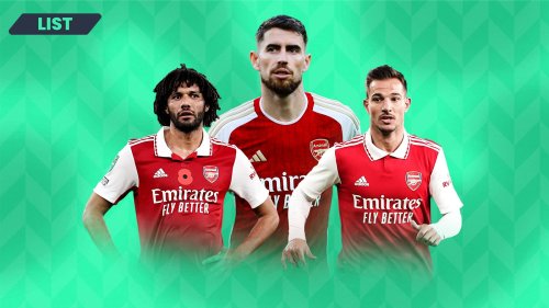 The five Arsenal players who are out of contract at the end of the 2023/24 season