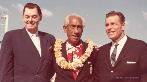 Duke Kahanamoku —Olympic Swimming Legend, Father of Surfing, & Ambassador of Aloha, HOF, Hall of Fame, USOPC, US Swimming, USA Swimming, USA Surfing, Carissa Moore