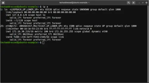 Basic Networking: Configuring A Static IP In Ubuntu - Tech Addressed