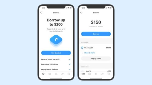 Square's Cash App tests new feature allowing users to borrow up to $200