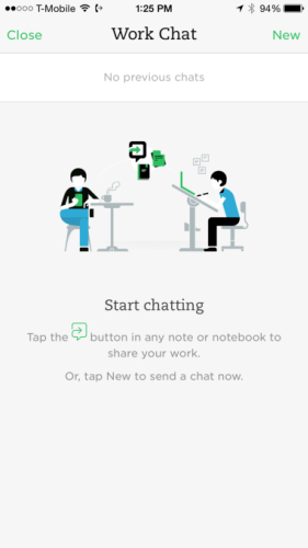 Evernote Rolls Out Its New “Work Chat” Feature
