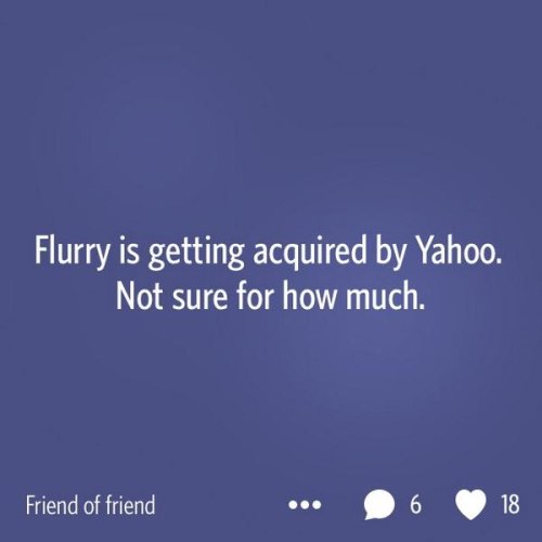 Yahoo Buys Mobile Analytics Firm Flurry For North Of $200M
