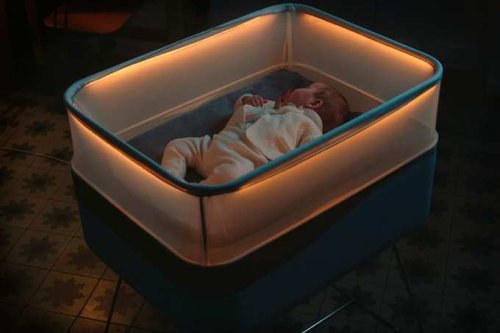 Ford built a baby bed that feels like it’s driving around the neighborhood