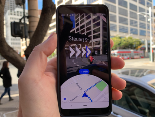 Google Maps gets improved Live View AR directions
