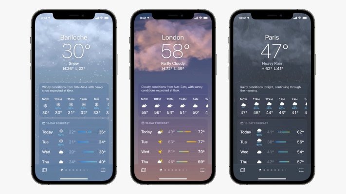 Apple (finally) updates its weather app with dynamic backgrounds, maps and way more data