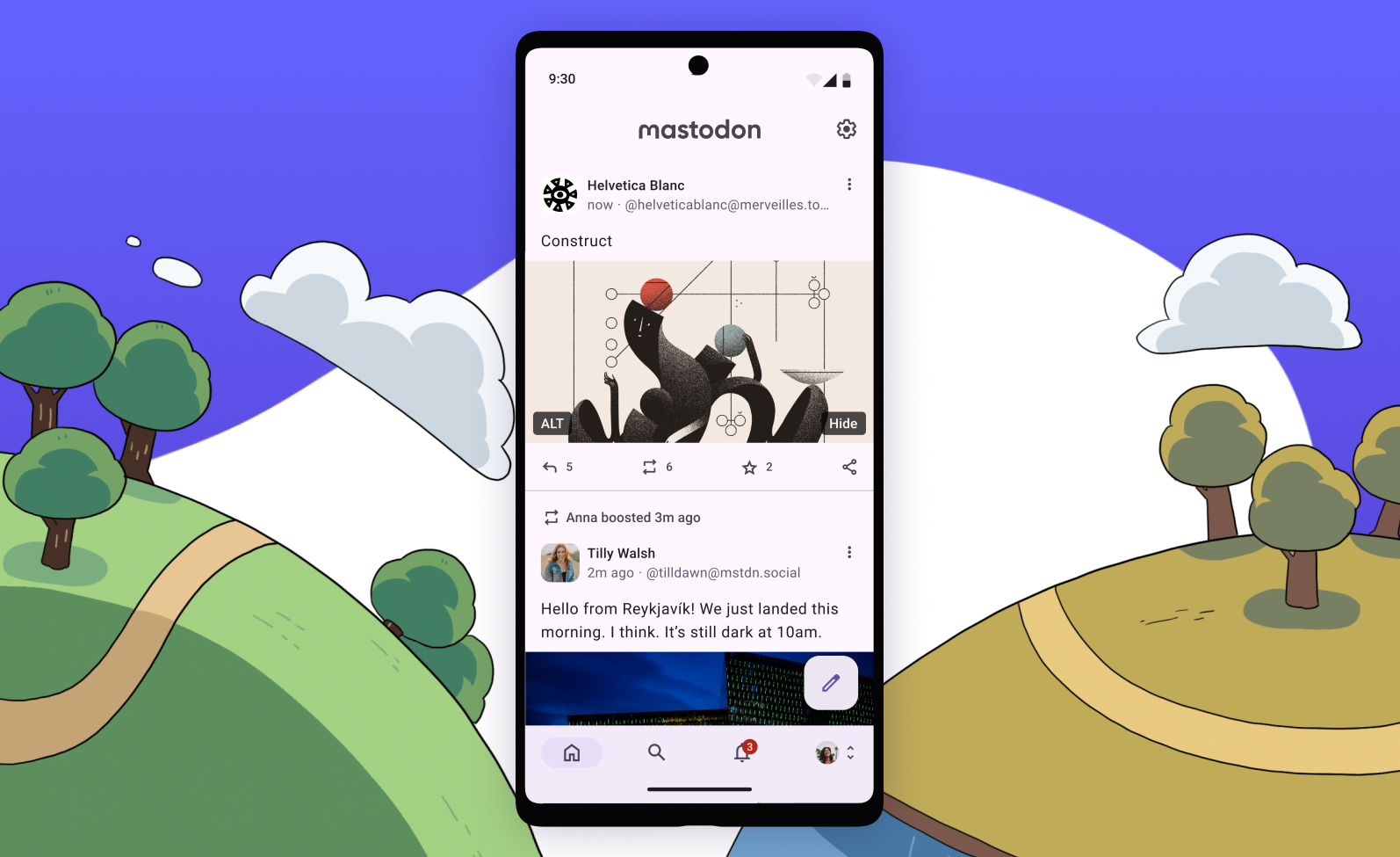As Twitter flounders, Mastodon refreshes its official app for Android users