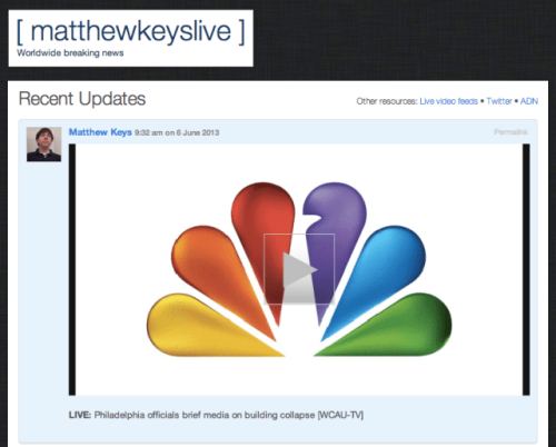 Fired Reuters Employee Previews No-Nonsense Premium Breaking News Site MatthewKeysLive