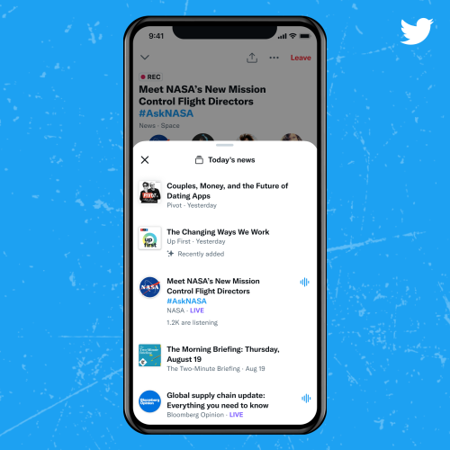 Twitter is officially adding podcasts to its platform