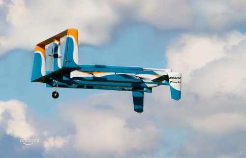 Amazon Shows Off New Prime Air Drone With Hybrid Design