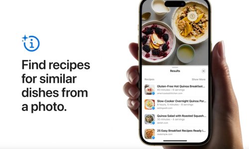 iOS 17 can suggest recipes for similar dishes from a photo on your iPhone
