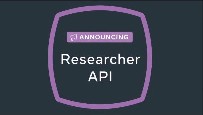 Facebook to launch a ‘Researcher API’ for the academic community