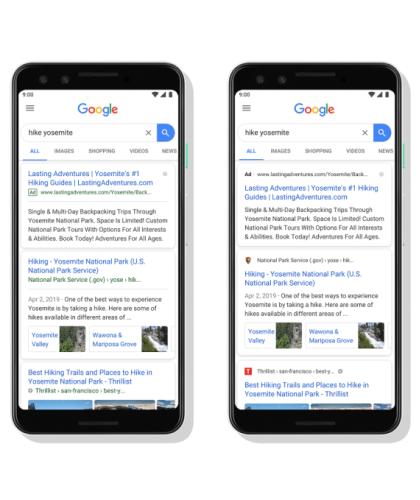 Google’s new look for mobile search results puts site owners and publishers first