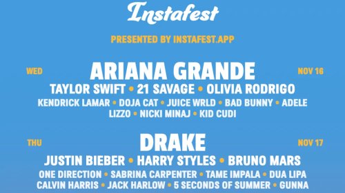 Instafest app lets you create your own festival lineup from Spotify