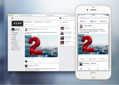 Facebook Unveils Facebook At Work, Lets Businesses Create Their Own Social Networks