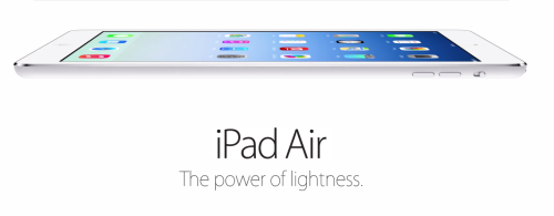 Apple Introduces The iPad Air