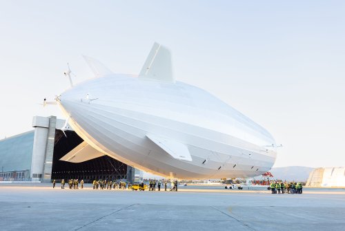 The world’s largest aircraft breaks cover in Silicon Valley
