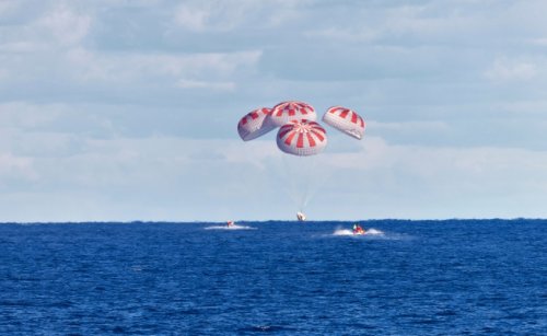 Watch SpaceX's Crew Dragon splash down in the Atlantic Ocean live as astronauts return to Earth