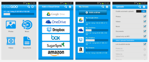 CloudGOO’s New App Turns All Your Cloud Storage Accounts Into One Big, Combined Drive