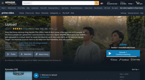 Amazon Prime Video introduces ‘Watch Party,’ a social co-viewing experience included with Prime