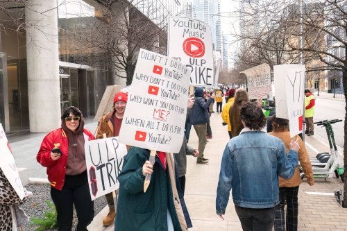 YouTube Music contractors strike over alleged unfair labor practices