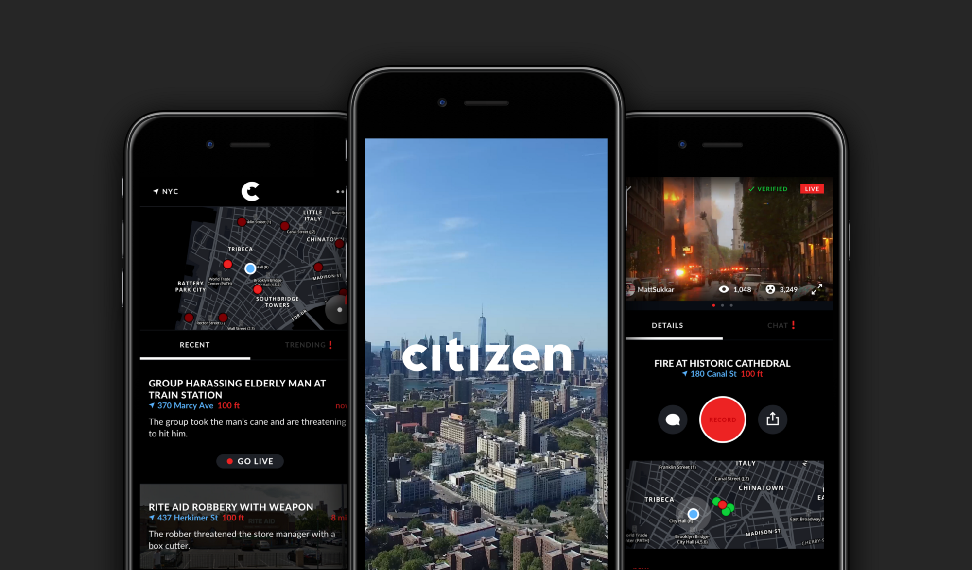 Banned crime reporting app Vigilante returns as Citizen, says its 'report incident' feature will be pulled