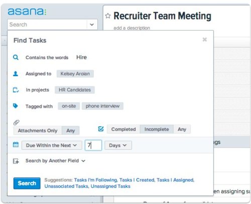 Asana Adds More Powerful Search, Bug Tracking And More To Simple Task-Management And Productivity App