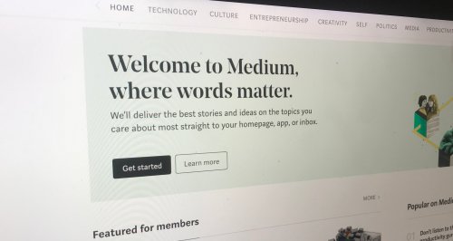  Welcome to Medium, where words matter. Wl deliver the bes toris and dess nthetapesyan care about most stright o your homepags 5 a0 rs Featured for member 