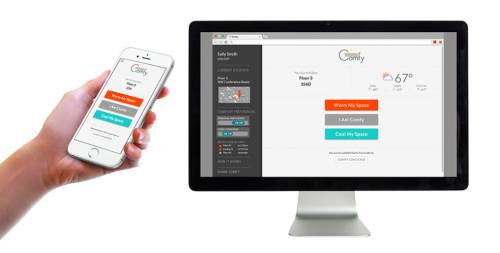 Comfy raises $12 million for app to end office thermostat wars