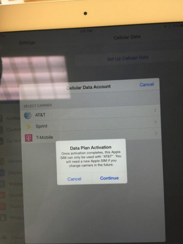 AT&T Breaks The Apple SIM’s Best Feature, Locks It Down If You Pick AT&T