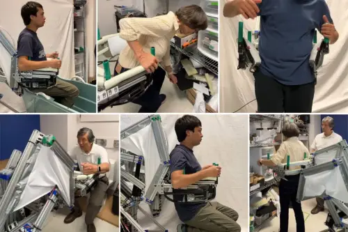 E-BAR: A mobile robot helps people sit and stand