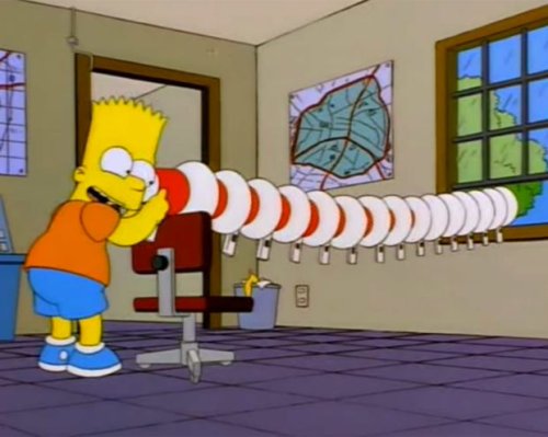 Bart Simpson’s Megaphone Prank Recreated IRL