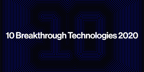 10 Breakthrough Technologies 2020 cover image