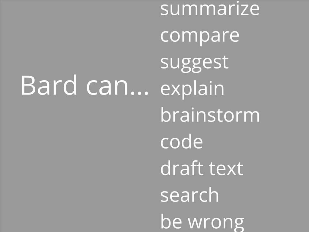 Google Bard Cheat Sheet What is Bard and How to Access It? Canada Today