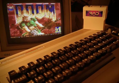 Commodore 64 piggybacks on Raspberry Pi to run Doom at 50fps