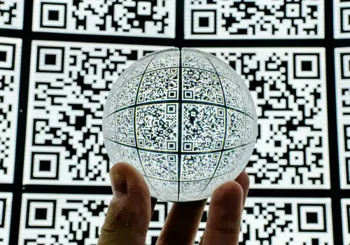 Etching the world's smallest QR code in ceramic pushes data storage to the nanoscale