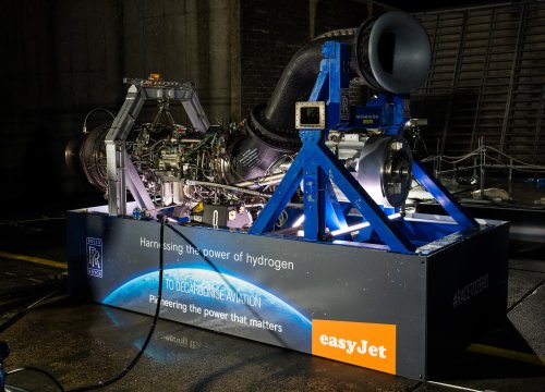 Rolls-Royce demonstrates hydrogen-powered jet engine