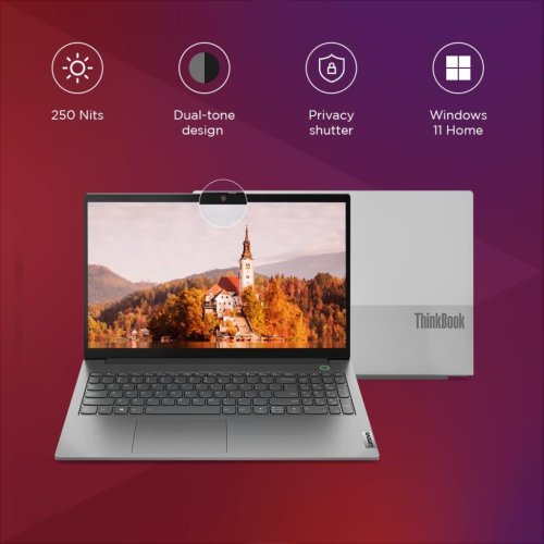Lenovo ThinkBook 15 G5 21JFA02KIN @ Amazon India | Specs: AMD Ryzen 5 7530U processor / 16GB ram / 512GB SSD