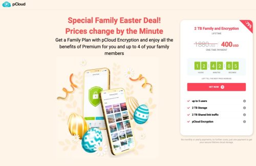 This Easter, Gift Your Family A Lifetime of Encrypted Cloud Storage