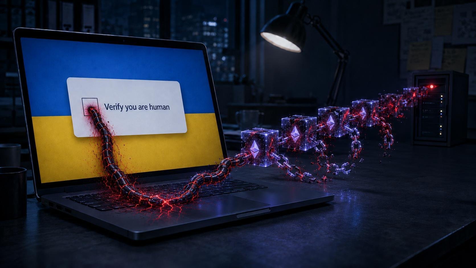 Russia's GRU Hackers Target Ukraine With Fake CAPTCHAs and an Unkillable Blockchain Server