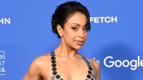 Liza Koshy Wears Itty-Bitty See-Through Metal Dress to Fashion Trust US Awards — See Photos