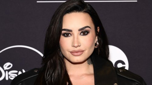 Demi Lovato's Corset Look Takes the No-Pants Trend to the Next Level