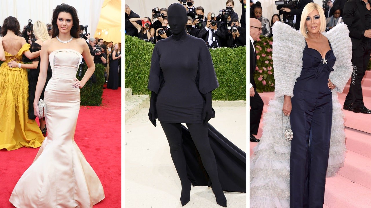 See the Kardashians' and Jenners' Met Gala Looks Through the Years