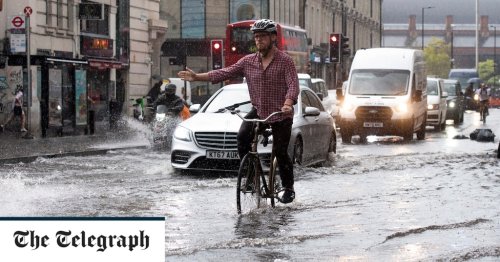 Watch: Flash flooding sparks chaos as torrential rain lashes South East