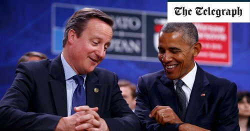 David Cameron jokes he doesn't have to hear Donald Trump 'wiretaps' anymore